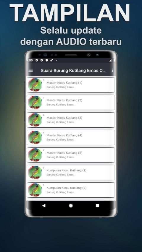 Suara Burung Kutilang Emas Offline screenshot 6