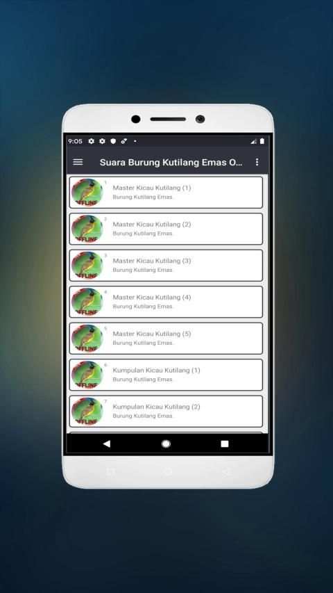 Suara Burung Kutilang Emas Offline screenshot 3