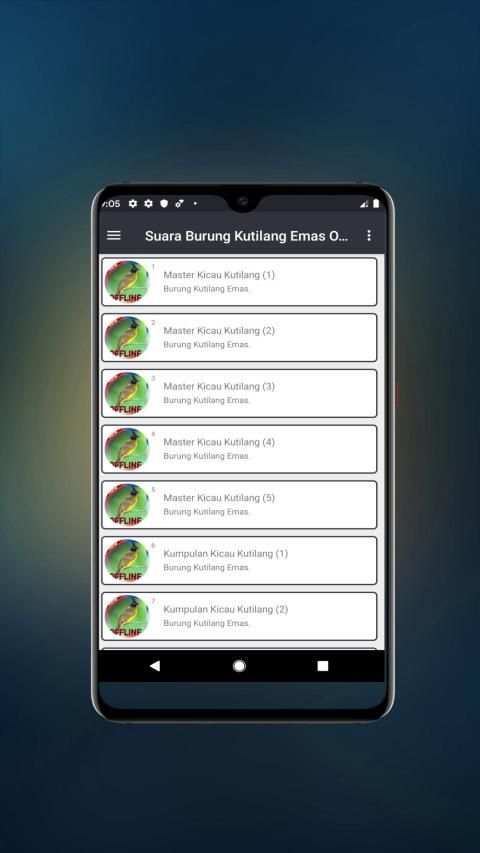 Suara Burung Kutilang Emas Offline screenshot 4