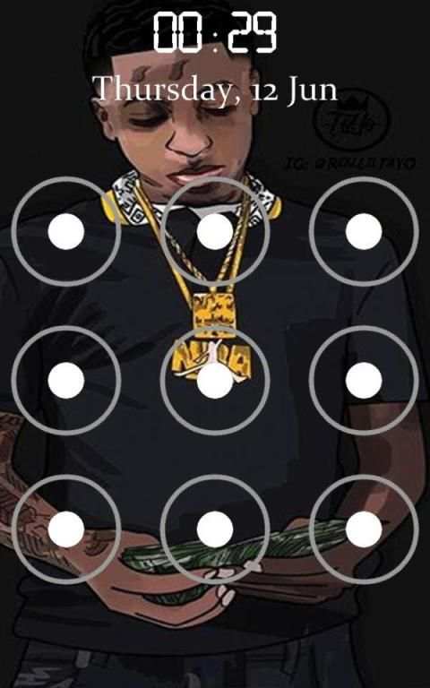 NBA Youngboy Pattern Lock Screen स्क्रीनशॉट 4