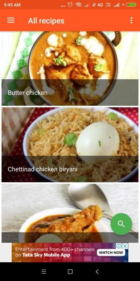 Chicken Recipes स्क्रीनशॉट 1