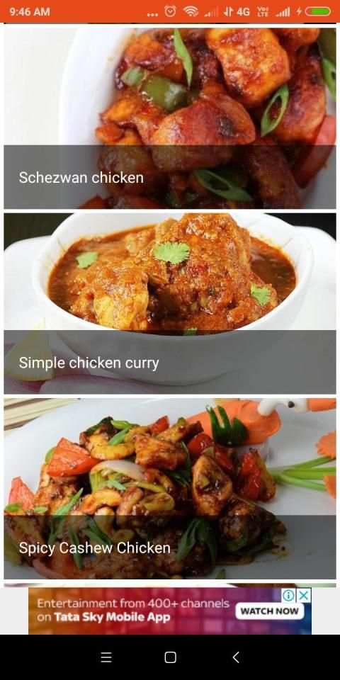 Chicken Recipes स्क्रीनशॉट 3