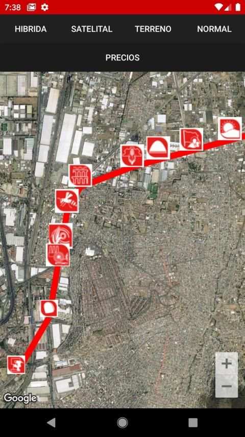 Mapa MexiBus, Suburbano y Mexicable स्क्रीनशॉट 11