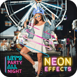 Neon Photo editor : Neon Light Effects आइकन