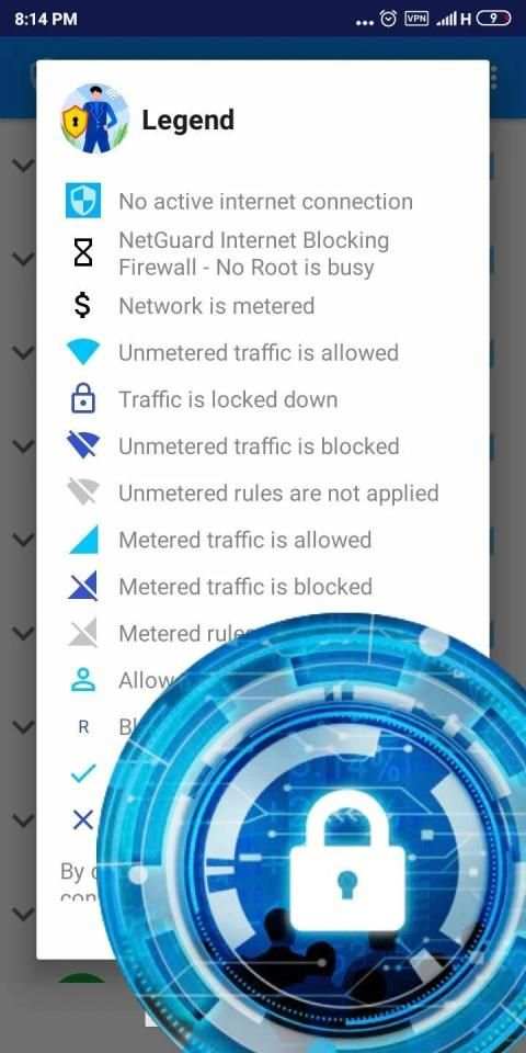 NetGuard Internet Blocking Firewall - No Root स्क्रीनशॉट 6