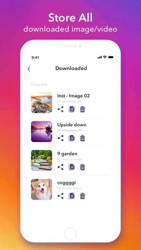 Insta Saver - Photo & Video Saver for Instagram screenshot 1