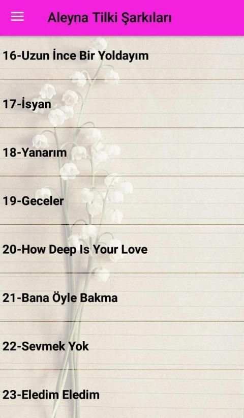 Aleyna Tilki Şarkıları screenshot 3