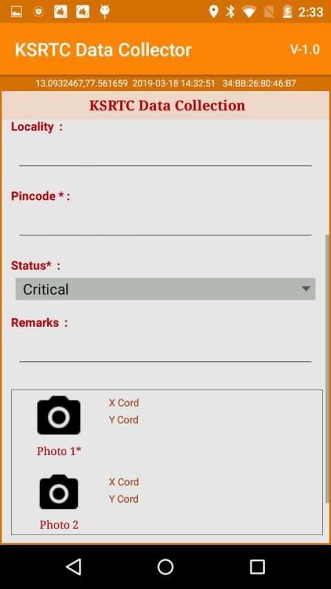 KSRTC DATA COLLECTOR screenshot 3