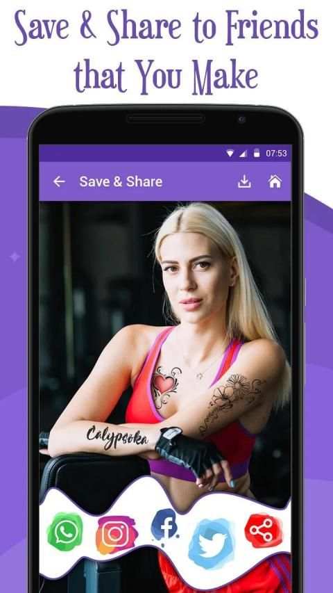 Tattoo Maker App स्क्रीनशॉट 1