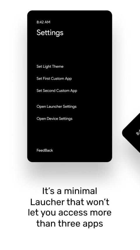 LessPhone - The Original Distraction Free Launcher स्क्रीनशॉट 2