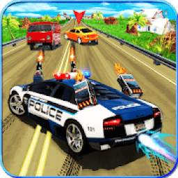 Police car Racing:Bank Robbery