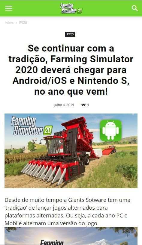 Farming Simulator 2020 (FS20) - News screenshot 2