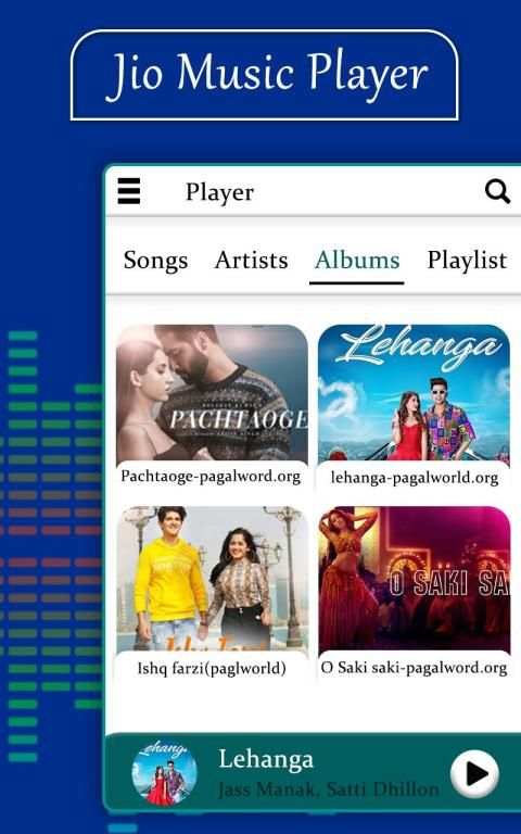 Music Player - Jio music स्क्रीनशॉट 4
