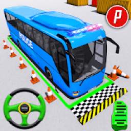 Police Bus Parking Game 3D - Police Bus Games 2019