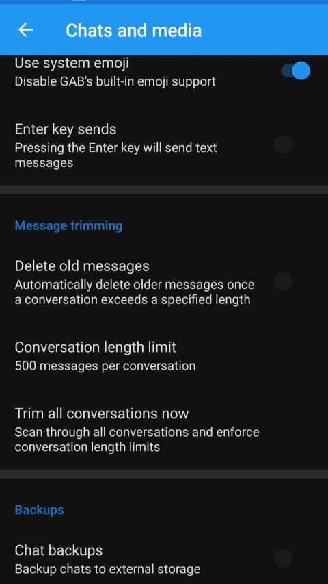 GAB-Messenger screenshot 1