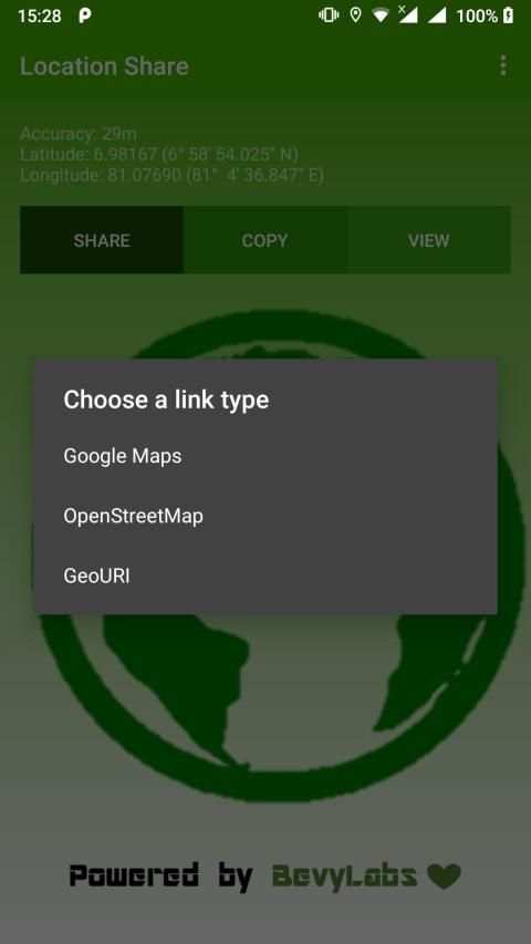 Location Sharing App screenshot 2
