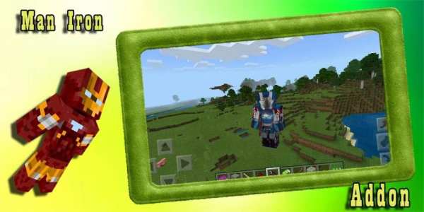 Man Iron Mod for MCPE screenshot 1