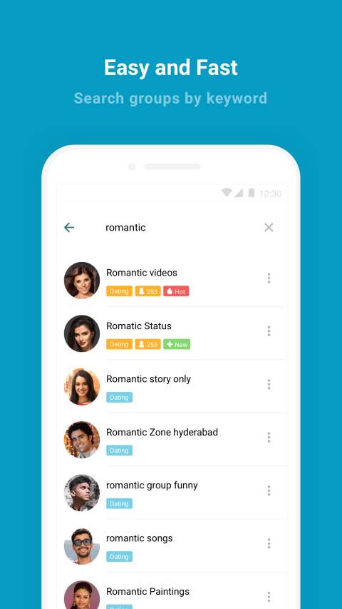 Aajachat - WhatsApp groups 2019 screenshot 1
