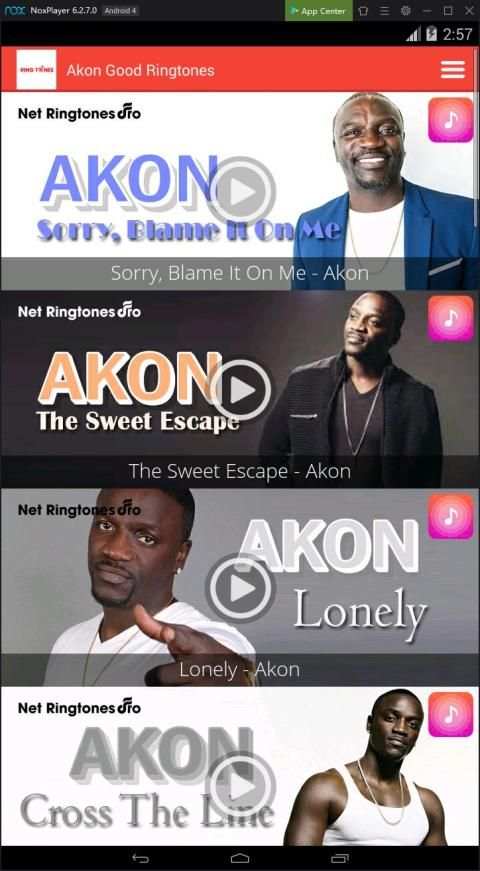 Akon Good Ringtones screenshot 3