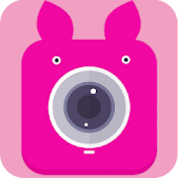 Pink baby Camera icon