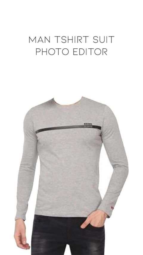 Man T-Shirt Photo Suit Editor screenshot 1