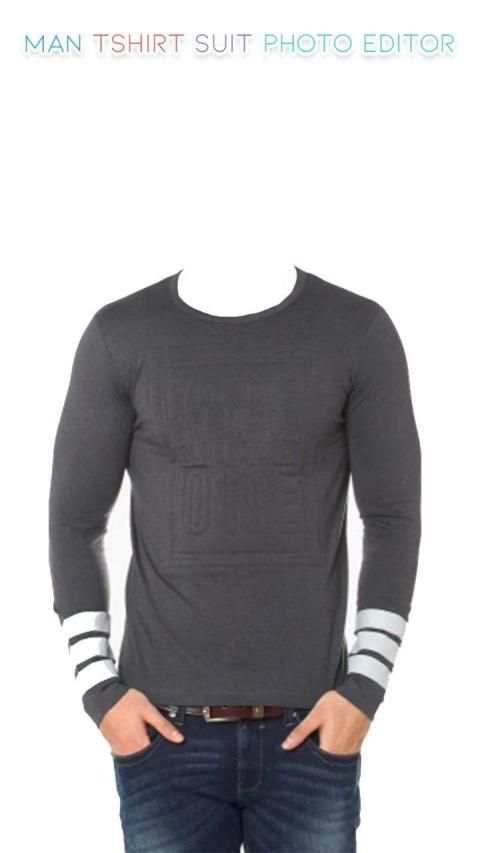 Man T-Shirt Photo Suit Editor screenshot 2