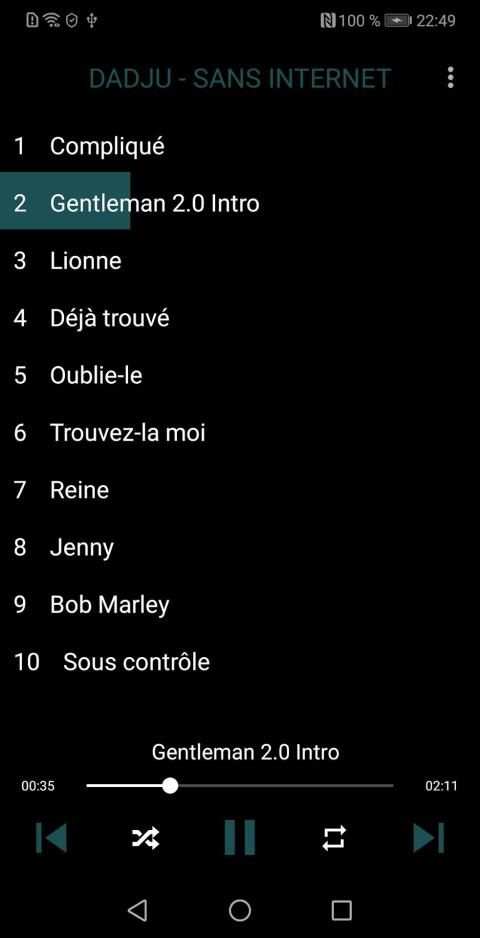 Dadju 2019 - Sans Internet - Compliqué screenshot 4