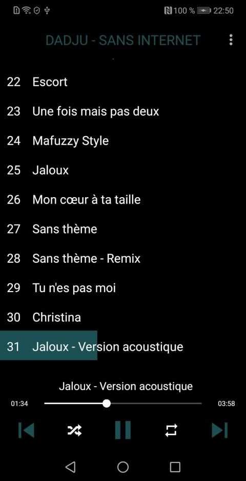 Dadju 2019 - Sans Internet - Compliqué screenshot 1