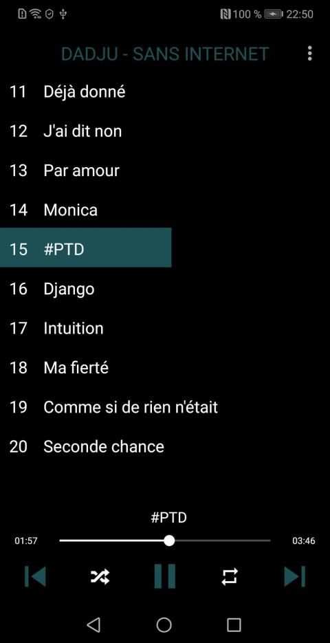 Dadju 2019 - Sans Internet - Compliqué screenshot 3