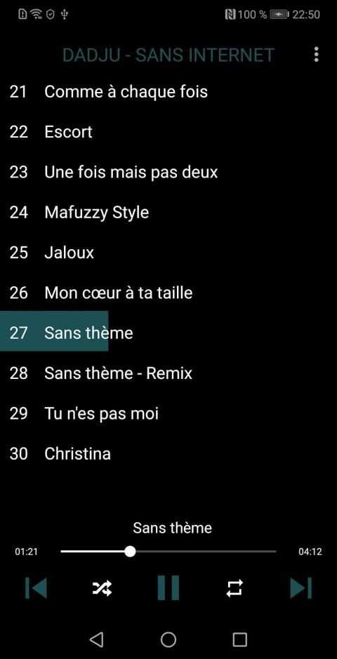 Dadju 2019 - Sans Internet - Compliqué screenshot 2