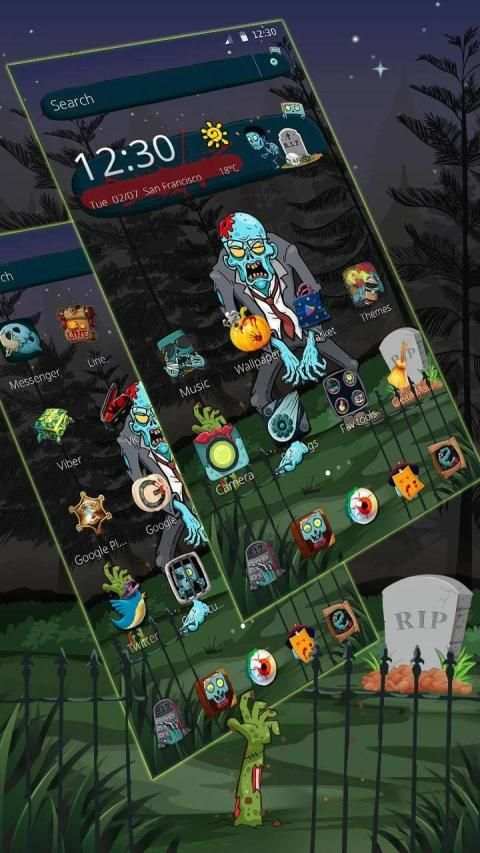 Scary Zombie Attack Theme screenshot 1