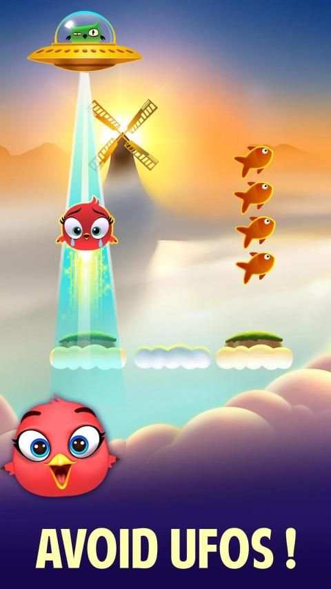 Bird Bounce: Angry Cute Birds Jumping game screenshot 3