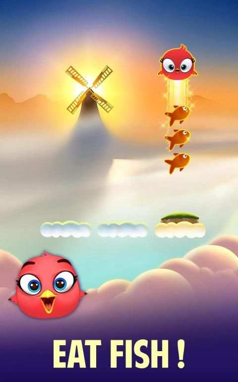Bird Bounce: Angry Cute Birds Jumping game screenshot 11