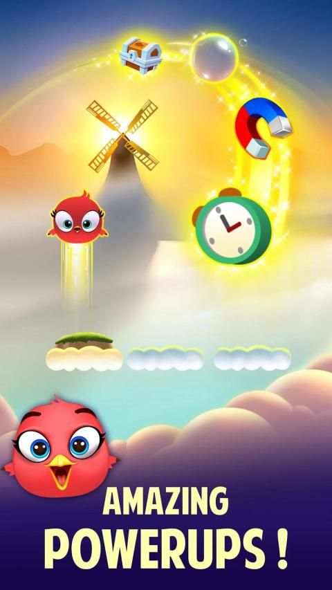 Bird Bounce: Angry Cute Birds Jumping game screenshot 4