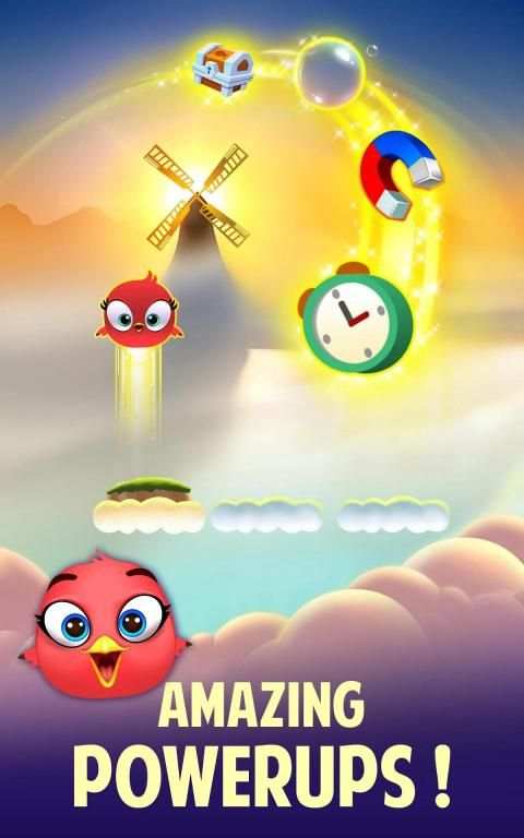 Bird Bounce: Angry Cute Birds Jumping game screenshot 9