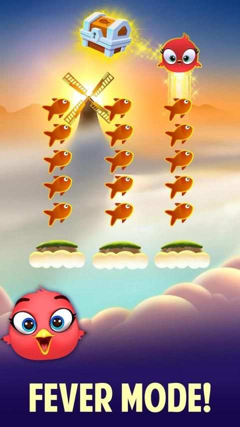 Bird Bounce: Angry Cute Birds Jumping game screenshot 2