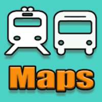 Rio de Janeiro Metro Bus and Live City Maps