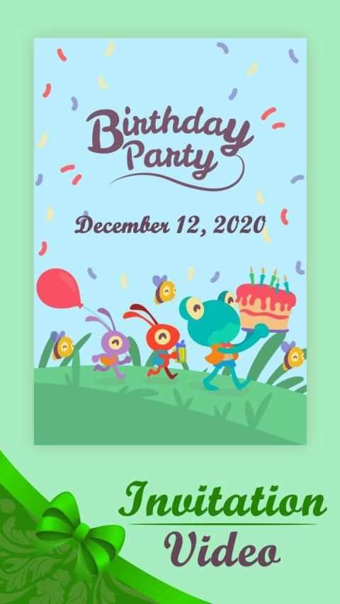 Video Invitation Card Maker - Wedding & Birthday screenshot 2