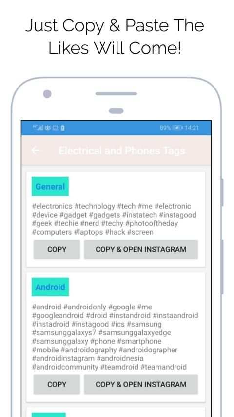 Hashtag For Facebook - Get More Likes Easy & Free screenshot 2