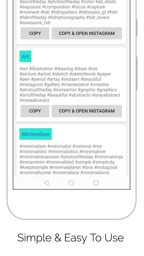 Hashtag For Facebook - Get More Likes Easy & Free screenshot 1