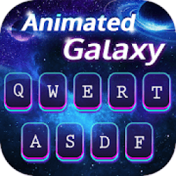 ikon Sparkling Galaxy Animated keyboard
