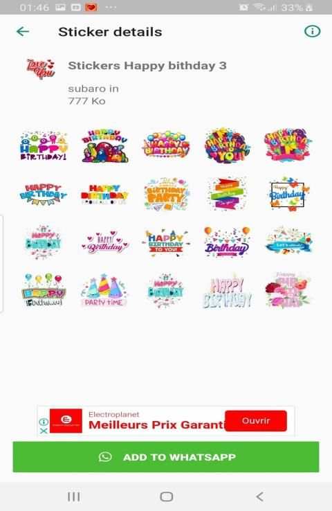 Autocollants Pour WhatsApp - Chating WAStickerapps screenshot 1