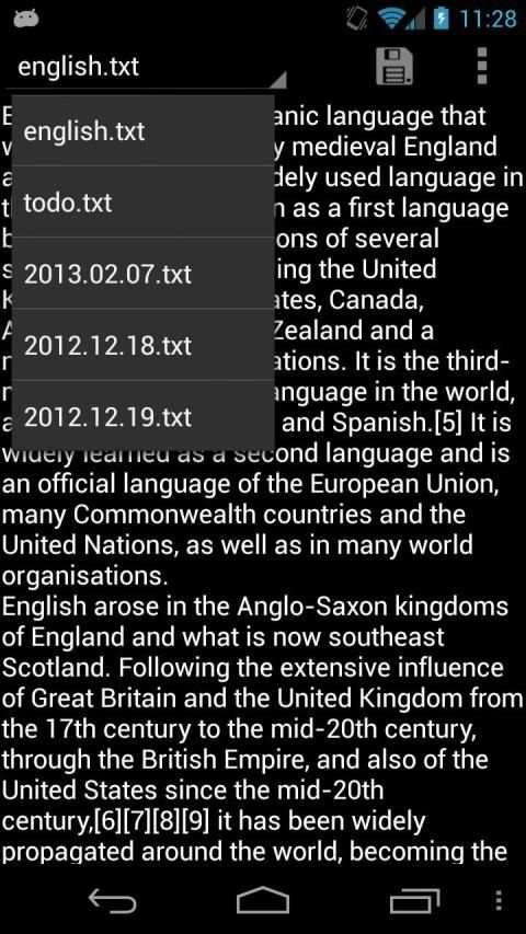WordPad screenshot 4