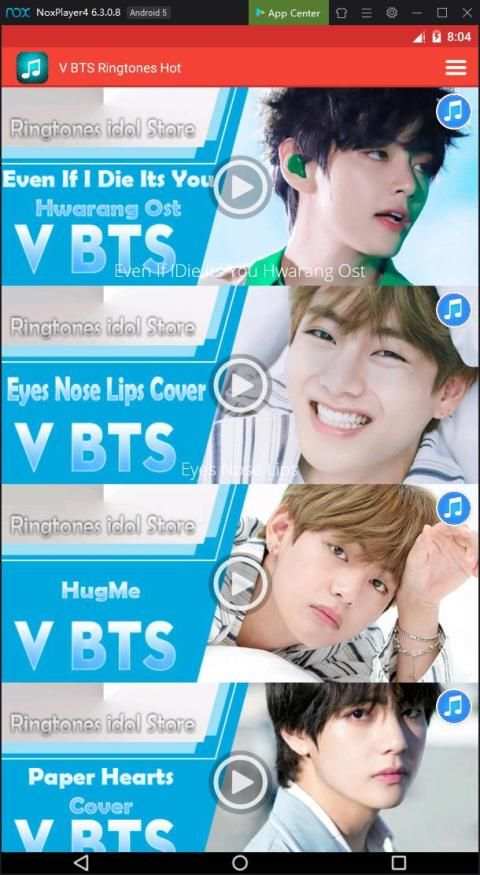 V BTS Ringtones Hot screenshot 4