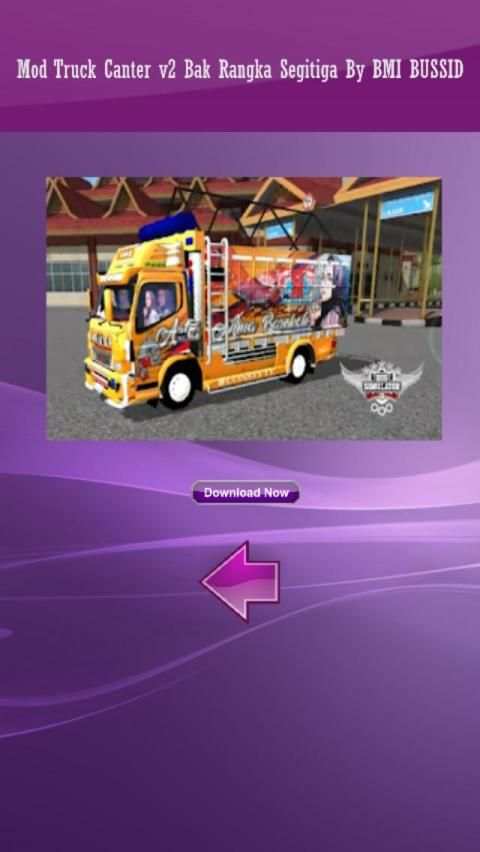 Bussid Mod Truck Canter Ceper screenshot 4
