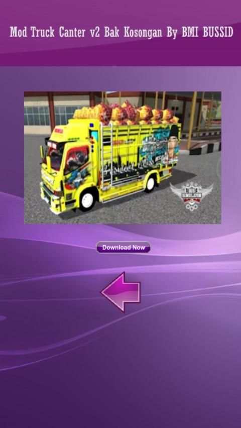 Bussid Mod Truck Canter Ceper screenshot 3