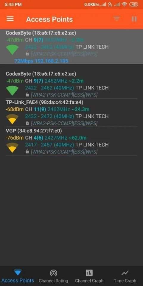 Wifi Analyzer - NetGuard firewall, WiFi Automatic screenshot 3