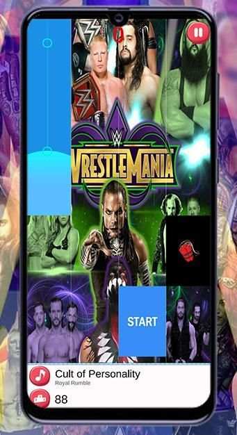 Wwe Piano Tiles 5 स्क्रीनशॉट 1