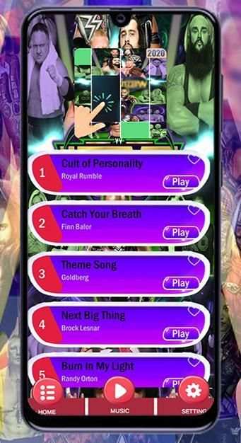 Wwe Piano Tiles 5 स्क्रीनशॉट 4