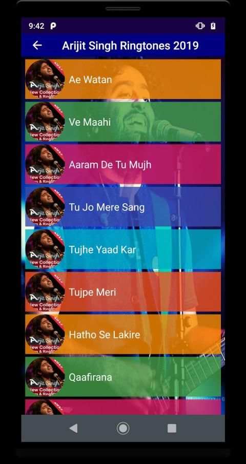 Arijit Singh Ringtones 2019 screenshot 6